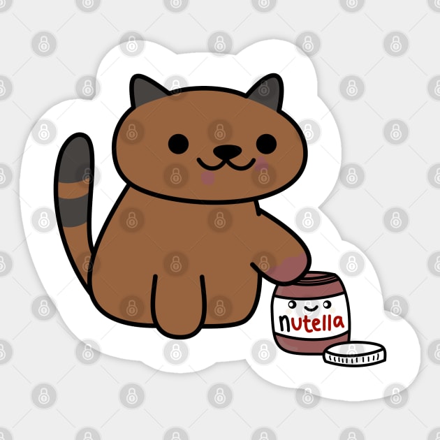 Ganache vs. Nutella Sticker by The Lemon Stationery & Gift Co